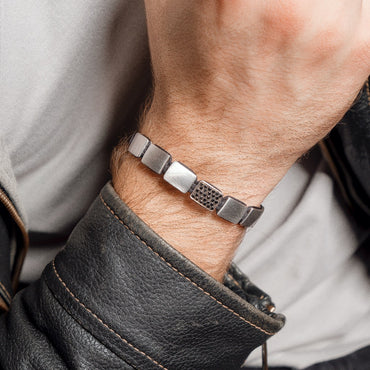 Bracciale Black Badel Nero Satinato