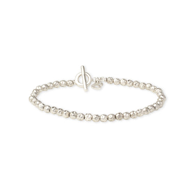 Bracciale Hammer Bianco Lucido 4 mm