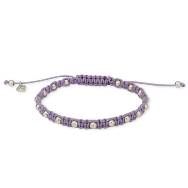 Bracciale Lucciole Glicine Arg Bianco 4mm