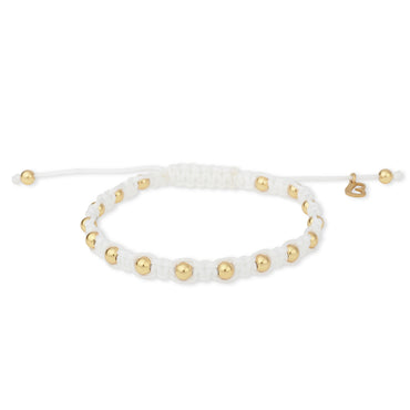 Bracciale Lucciole Bianco Arg Giallo 4mm