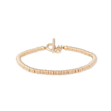 Bracciale Tube Rosa Lucido 3 mm