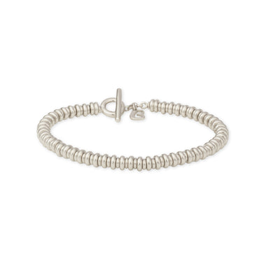 Bracciale Tube Bianco Lucido 3/4mm