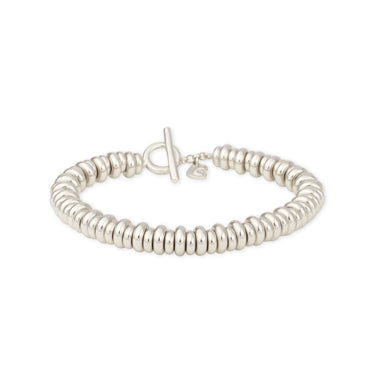 Bracciale Tube Bianco Lucido 6/5mm