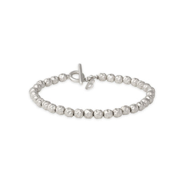 Bracciale Hammer Bianco Satinato 5mm